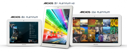 Archos выпускает новую серию планшетов - Platinum